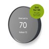 Nest Thermostat, Charcoal with Smart Savers