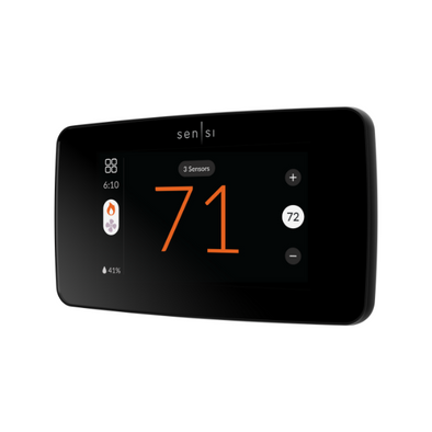 Sensi Touch 2 Smart Thermostat, Black