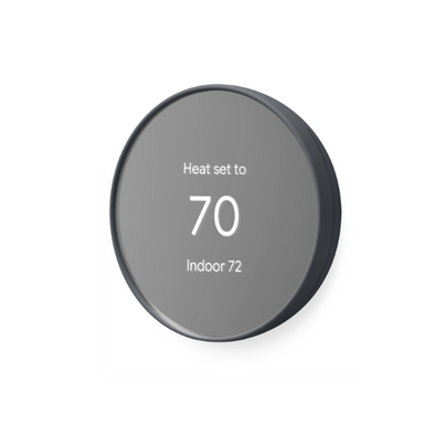 Google Nest Thermostat Charcoal